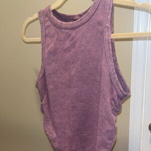 distressed ruched tops